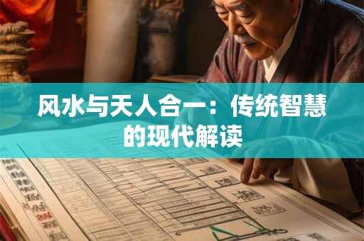 风水与天人合一：传统智慧的现代解读