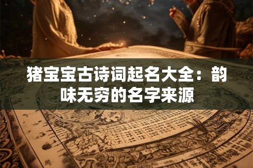 猪宝宝古诗词起名大全：韵味无穷的名字来源