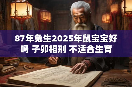 详细阅读:87年兔生2025年鼠宝宝好吗 子卯相刑 不适合生育 87年兔生2025年鼠宝宝好吗 子卯相刑 不适合生育