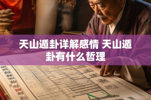 天山遁卦详解感情 天山遁卦有什么哲理 天山遁卦详解感情 天山遁卦有什么哲理