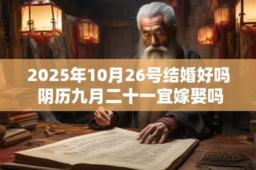 2025年10月26号结婚好吗 阴历九月二十一宜嫁娶吗