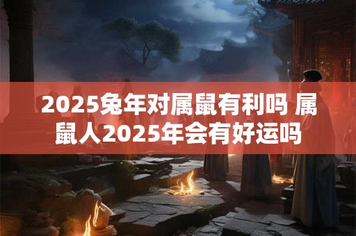 2025兔年对属鼠有利吗 属鼠人2025年会有好运吗