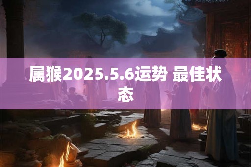 属猴2025.5.6运势 最佳状态