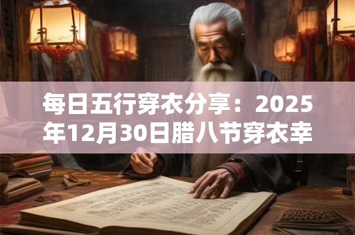 每日五行穿衣分享：2025年12月30日腊八节穿衣幸运色