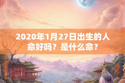2020年1月27日出生的人命好吗？是什么命？