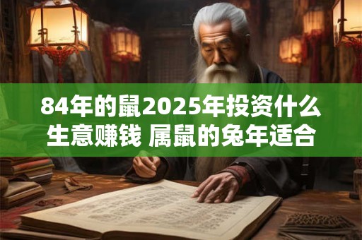 84年的鼠2025年投资什么生意赚钱 属鼠的兔年适合做生意吗