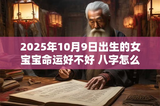 2025年10月9日出生的女宝宝命运好不好 八字怎么样