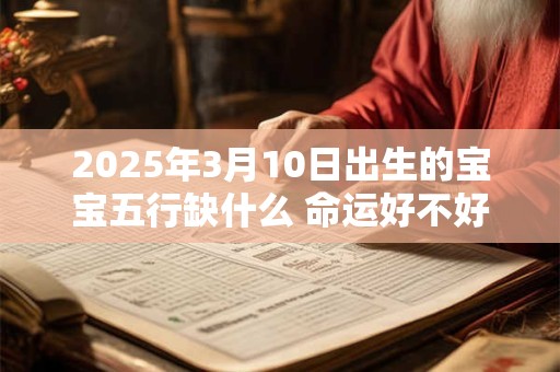 2025年3月10日出生的宝宝五行缺什么 命运好不好