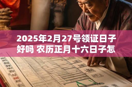 2025年2月27号领证日子好吗 农历正月十六日子怎么样