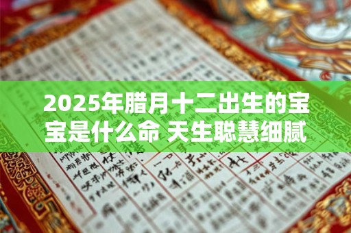 2025年腊月十二出生的宝宝是什么命 天生聪慧细腻灵巧