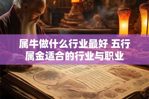 属牛做什么行业最好 五行属金适合的行业与职业 属牛做什么行业最好 五行属金适合的行业与职业
