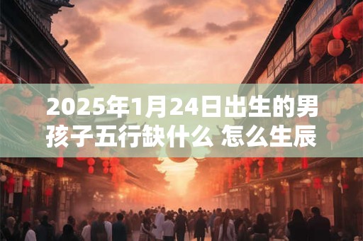 2025年1月24日出生的男孩子五行缺什么 怎么生辰八字取名