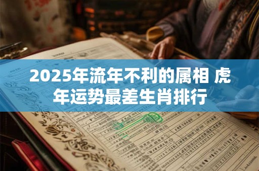 2025年流年不利的属相 虎年运势最差生肖排行
