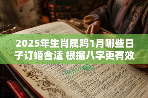 2025年生肖属鸡1月哪些日子订婚合适 根据八字更有效