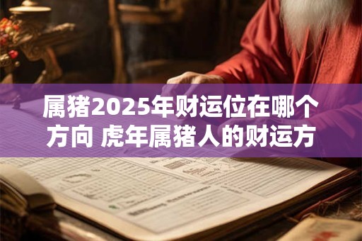 属猪2025年财运位在哪个方向 虎年属猪人的财运方向 属猪2025年财运位在哪个方向 虎年属猪人的财运方向