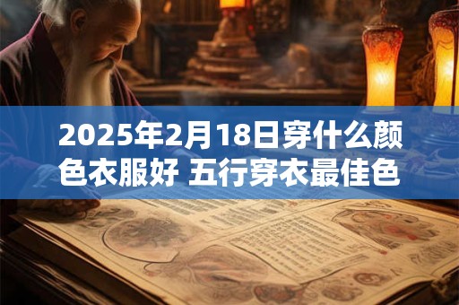 2025年2月18日穿什么颜色衣服好 五行穿衣最佳色