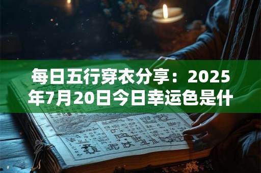 每日五行穿衣分享：2025年7月20日今日幸运色是什么