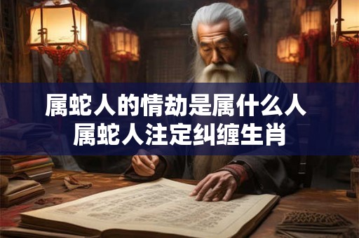 属蛇人的情劫是属什么人 属蛇人注定纠缠生肖