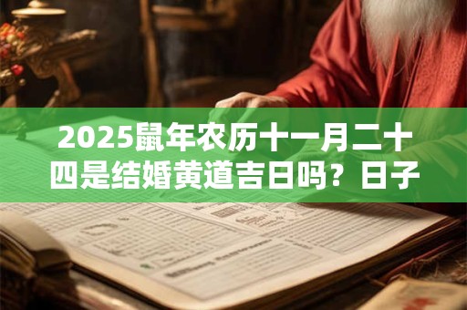 2025鼠年农历十一月二十四是结婚黄道吉日吗？日子好不好？