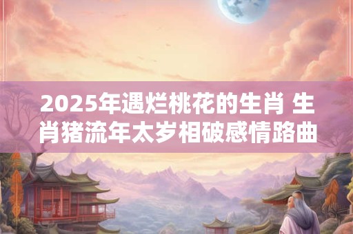 2025年遇烂桃花的生肖 生肖猪流年太岁相破感情路曲折