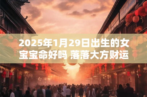 2025年1月29日出生的女宝宝命好吗 落落大方财运旺盛
