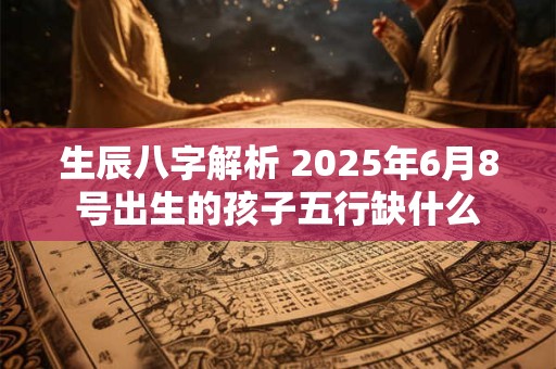 生辰八字解析 2025年6月8号出生的孩子五行缺什么