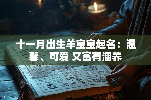 十一月出生羊宝宝起名:温馨、可爱 又富有涵养 十一月出生羊宝宝起名:温馨、可爱 又富有涵养