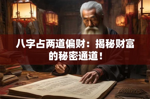 八字占两道偏财：揭秘财富的秘密通道！