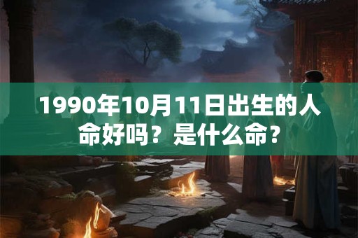 1990年10月11日出生的人命好吗？是什么命？