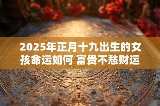 2025年正月十九出生的女孩命运如何 富贵不愁财运亨通