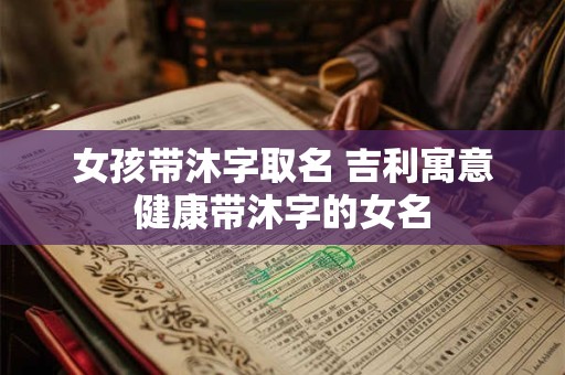 女孩带沐字取名 吉利寓意健康带沐字的女名 女孩带沐字取名 吉利寓意健康带沐字的女名