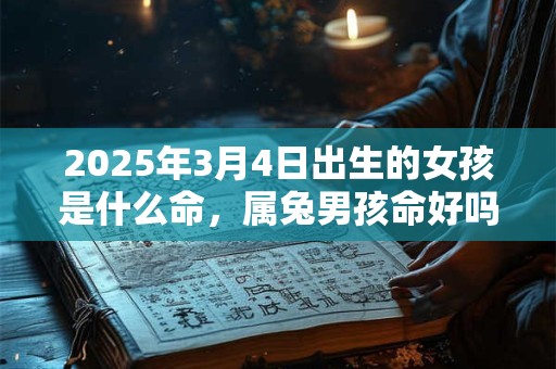 2025年3月4日出生的女孩是什么命，属兔男孩命好吗