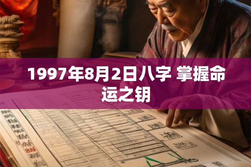 1997年8月2日八字 掌握命运之钥 1997年8月2日八字 掌握命运之钥