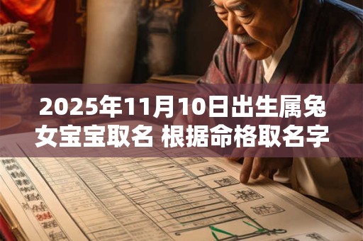 2025年11月10日出生属兔女宝宝取名 根据命格取名字
