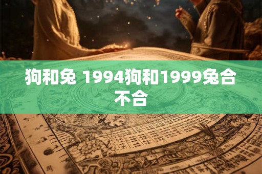 狗和兔 1994狗和1999兔合不合