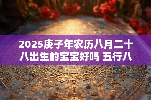 2025庚子年农历八月二十八出生的宝宝好吗 五行八字查询