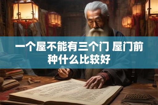 一个屋不能有三个门 屋门前种什么比较好