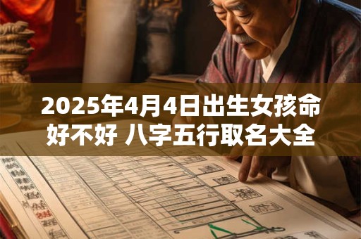 2025年4月4日出生女孩命好不好 八字五行取名大全