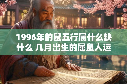 1996年的鼠五行属什么缺什么 几月出生的属鼠人运势最好
