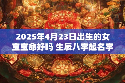 2025年4月23日出生的女宝宝命好吗 生辰八字起名字