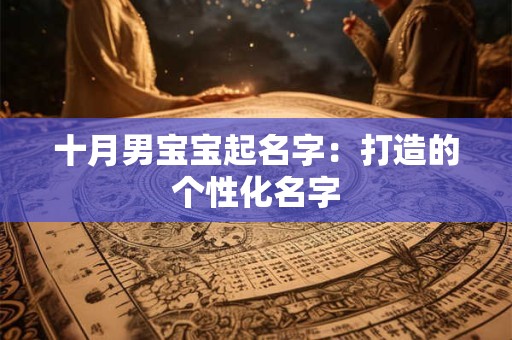 十月男宝宝起名字:打造的个性化名字 十月男宝宝起名字:打造的个性化名字
