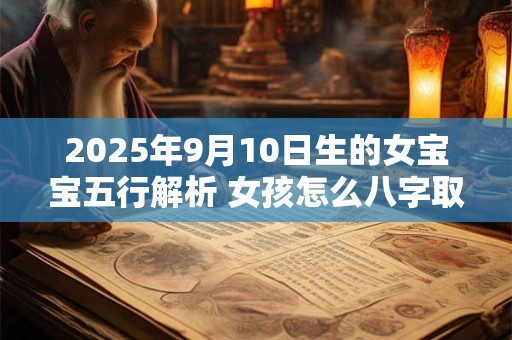 2025年9月10日生的女宝宝五行解析 女孩怎么八字取名