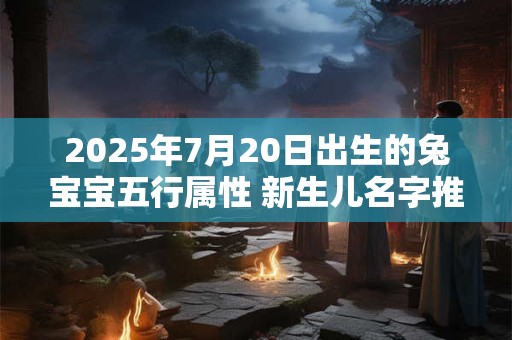 详细阅读:2025年7月20日出生的兔宝宝五行属性 新生儿名字推荐 2025年7月20日出生的兔宝宝五行属性 新生儿名字推荐