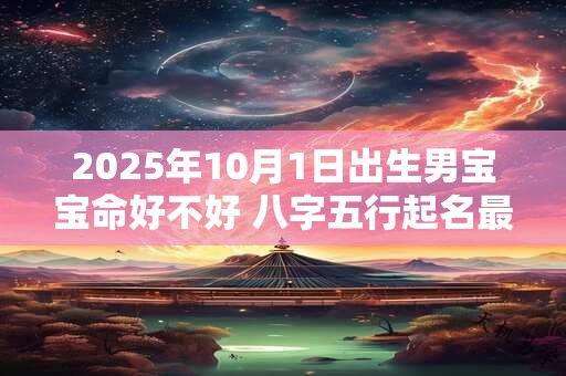 2025年10月1日出生男宝宝命好不好 八字五行起名最全款