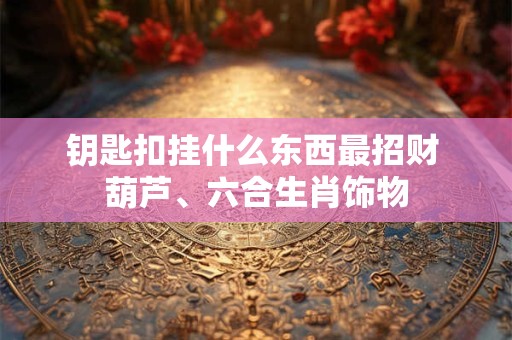钥匙扣挂什么东西最招财 葫芦、六合生肖饰物