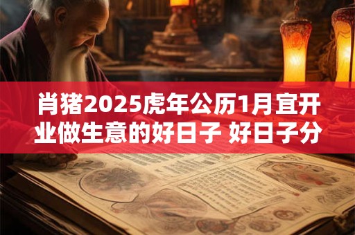 肖猪2025虎年公历1月宜开业做生意的好日子 好日子分析