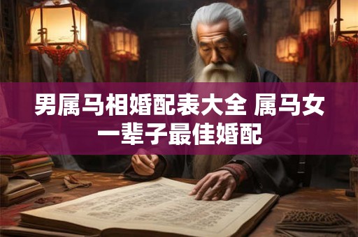 男属马相婚配表大全 属马女一辈子最佳婚配 男属马相婚配表大全 属马女一辈子最佳婚配