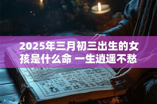 2025年三月初三出生的女孩是什么命 一生逍遥不愁吃穿