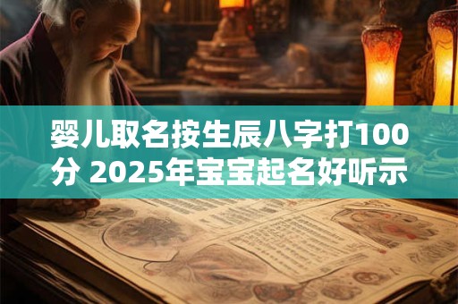 婴儿取名按生辰八字打100分 2025年宝宝起名好听示例