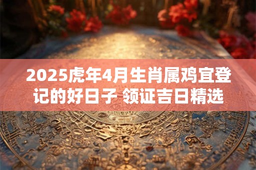 2025虎年4月生肖属鸡宜登记的好日子 领证吉日精选